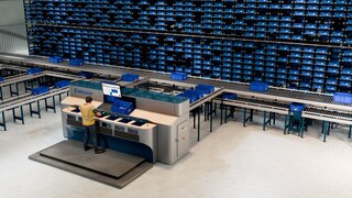 Le stazioni di picking ad alto rendimento sono postazioni di lavoro ergonomiche 