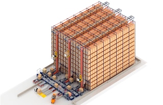 I trasloelevatori per pallet incrementano la capacità operativa del magazzino