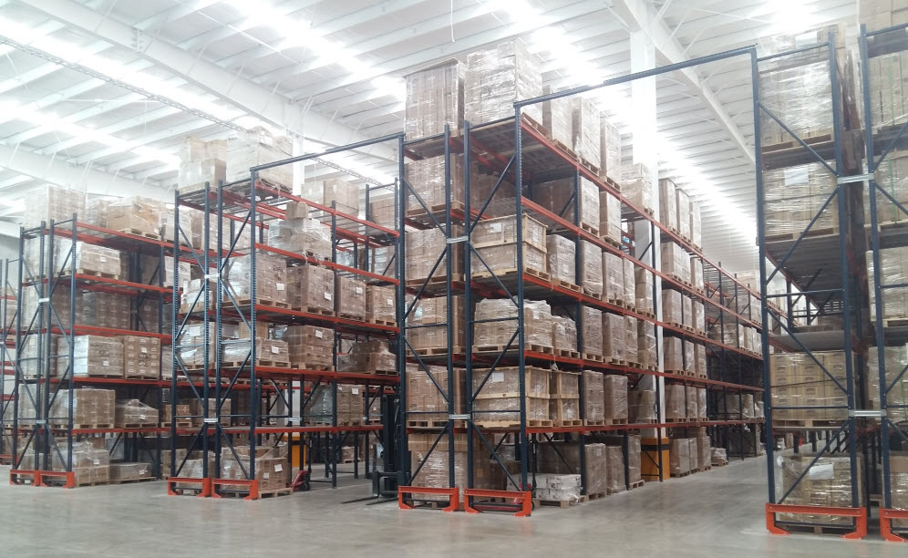 Il magazzino con scaffalature portapallet di Assa Abloy in Messico