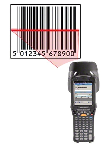 Esempio di un'etichetta con codice a barre EAN-13 con cui si identifica il prodotto.