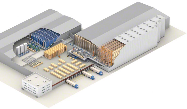 Modello di magazzino centrale