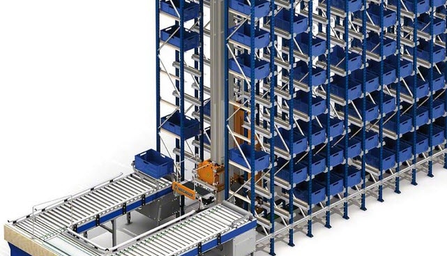 Il magazzino per contenitori di Project in Francia
